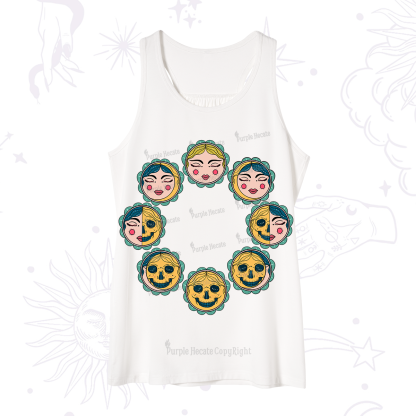 Purplehecate Lunar Skull Cycle Tank