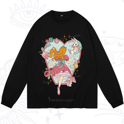 Purplehecate Alice's Secret Garden Long Sleeve T-Shirt