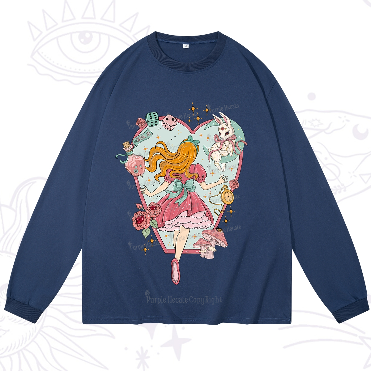 Purplehecate Alice's Secret Garden Long Sleeve T-Shirt