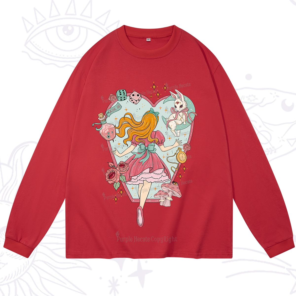 Purplehecate Alice's Secret Garden Long Sleeve T-Shirt