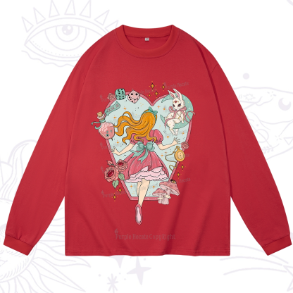 Purplehecate Alice's Secret Garden Long Sleeve T-Shirt