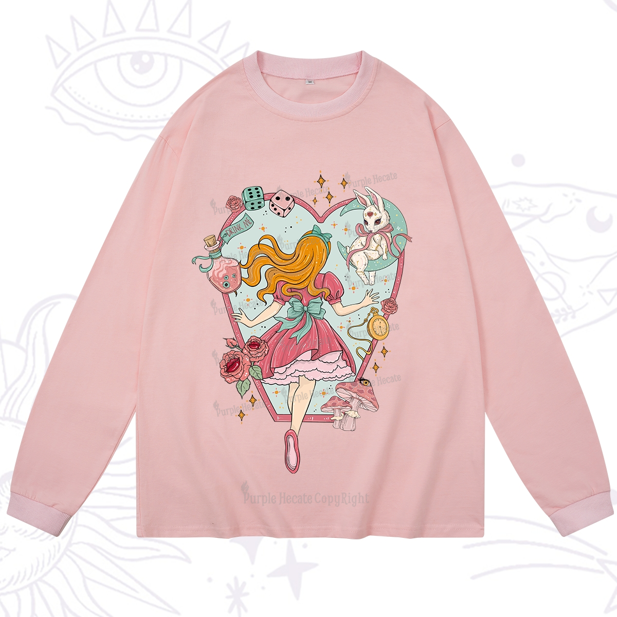 Purplehecate Alice's Secret Garden Long Sleeve T-Shirt