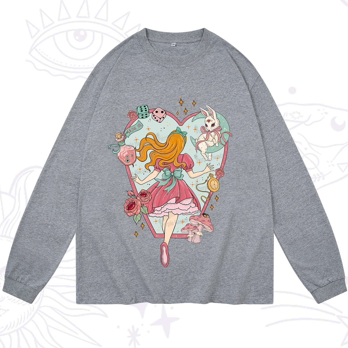 Purplehecate Alice's Secret Garden Long Sleeve T-Shirt