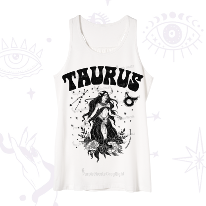 Purplehecate Taurus Zodiac Glyphs Tank