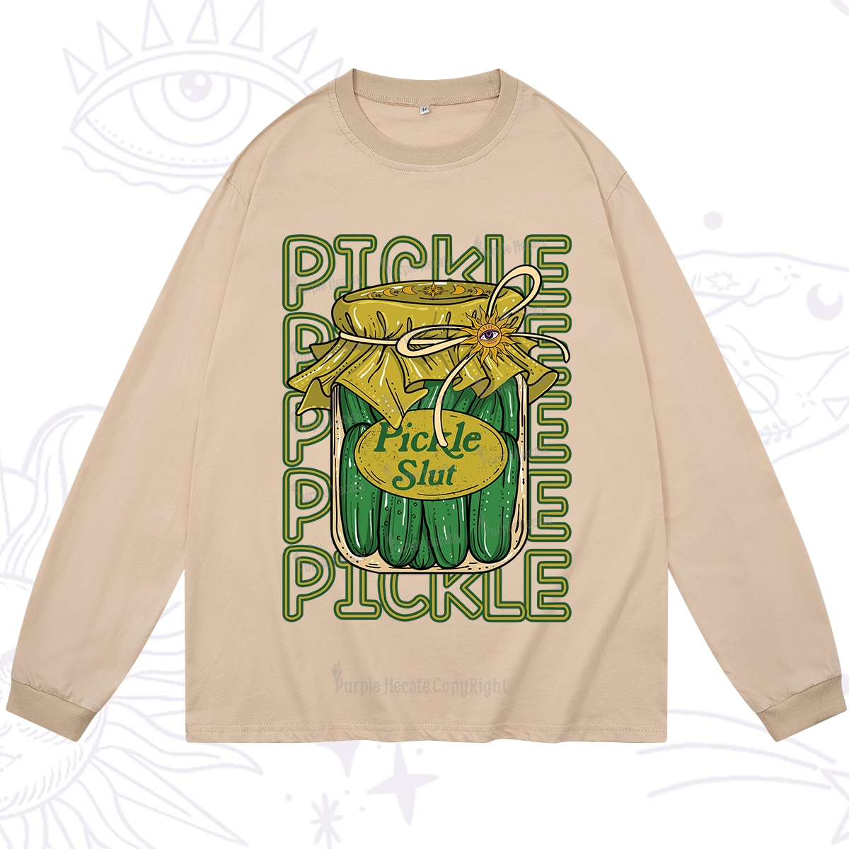 Purplehecate Pickle Slut Long Sleeve T-Shirt