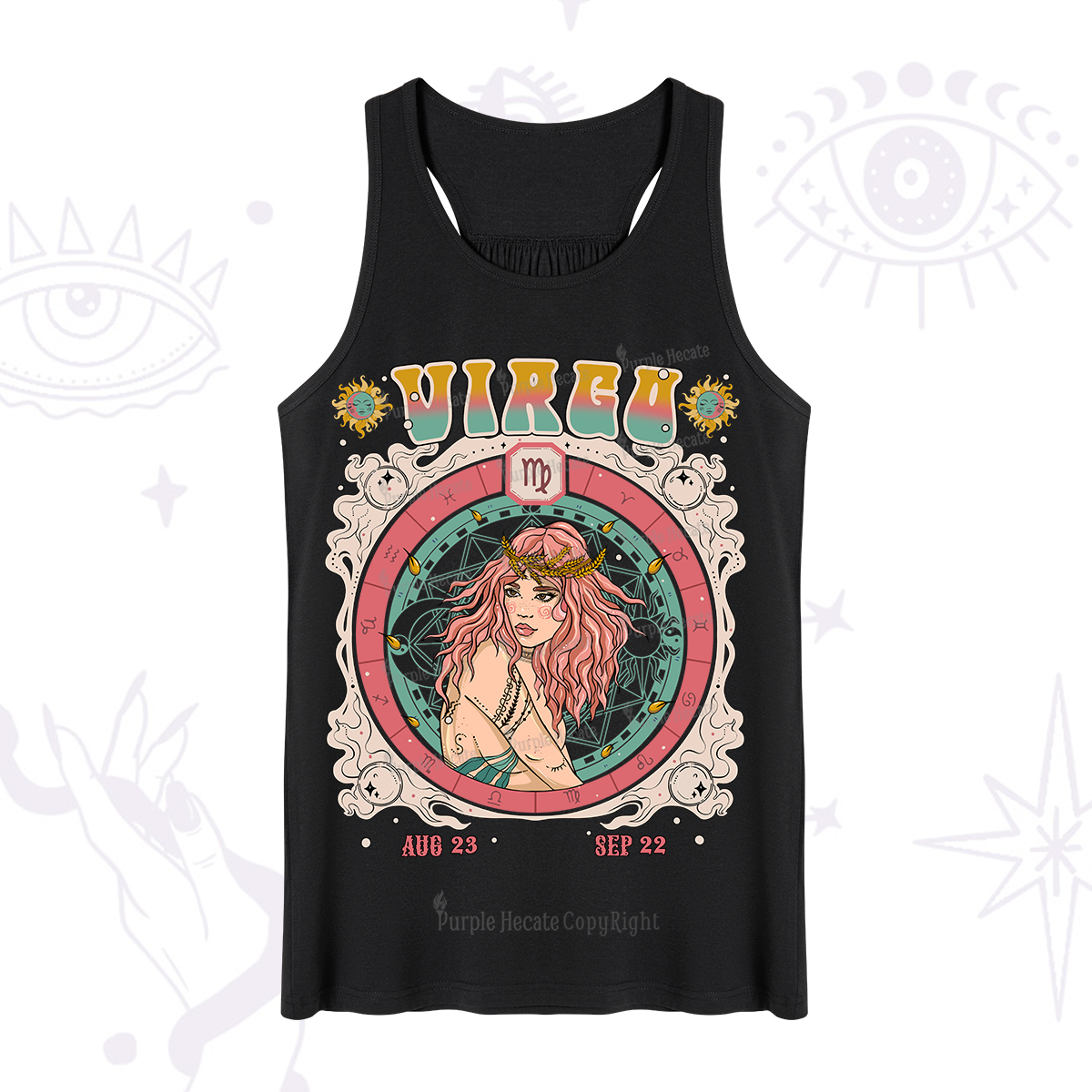 Purplehecate Virgo Cosmic Zodiac Tank