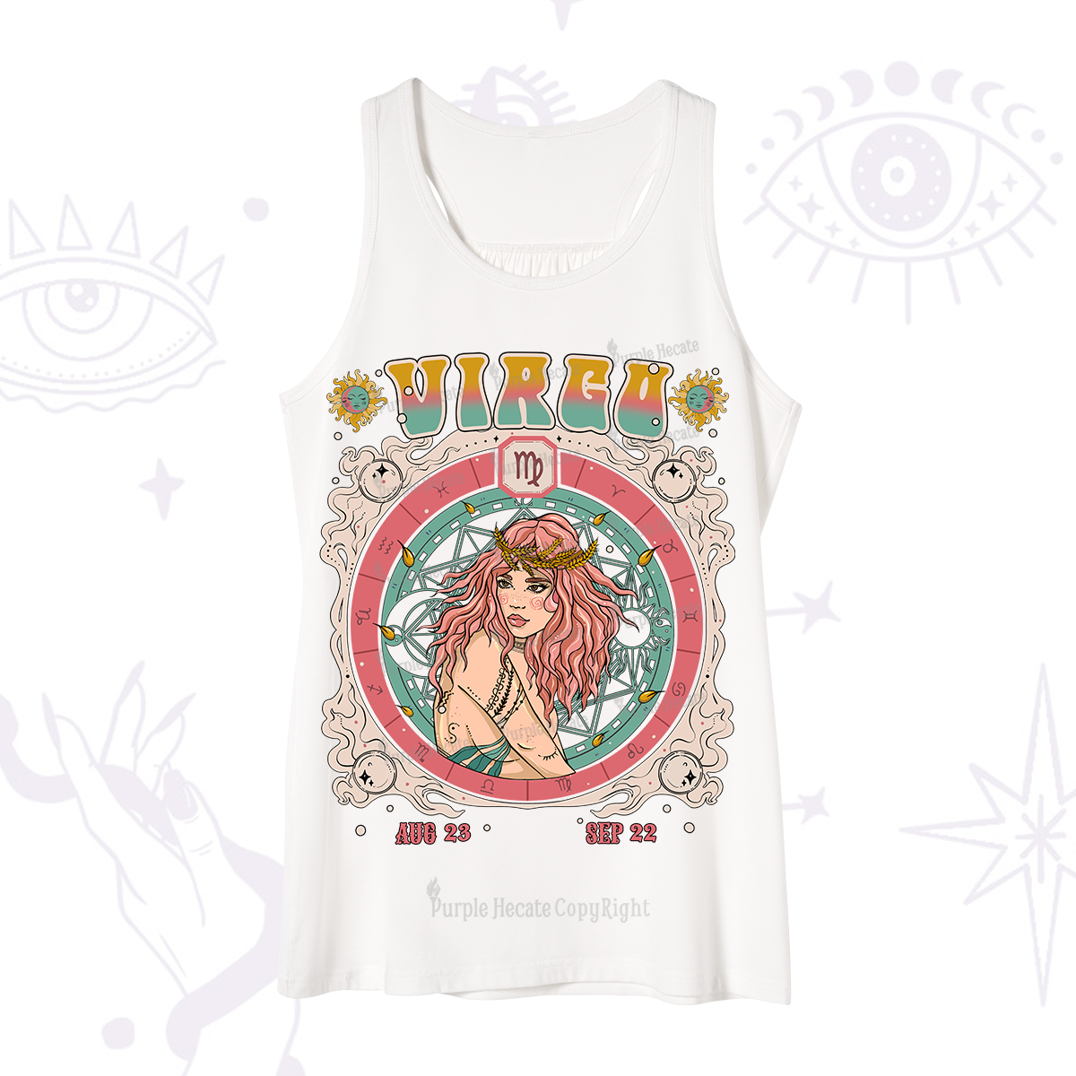 Purplehecate Virgo Cosmic Zodiac Tank
