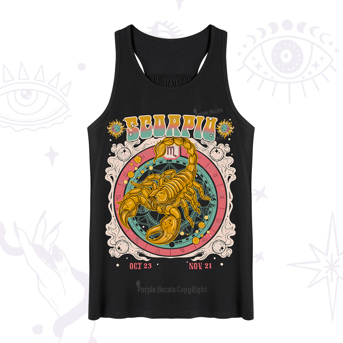 Purplehecate Scorpio Cosmic Zodiac Tank