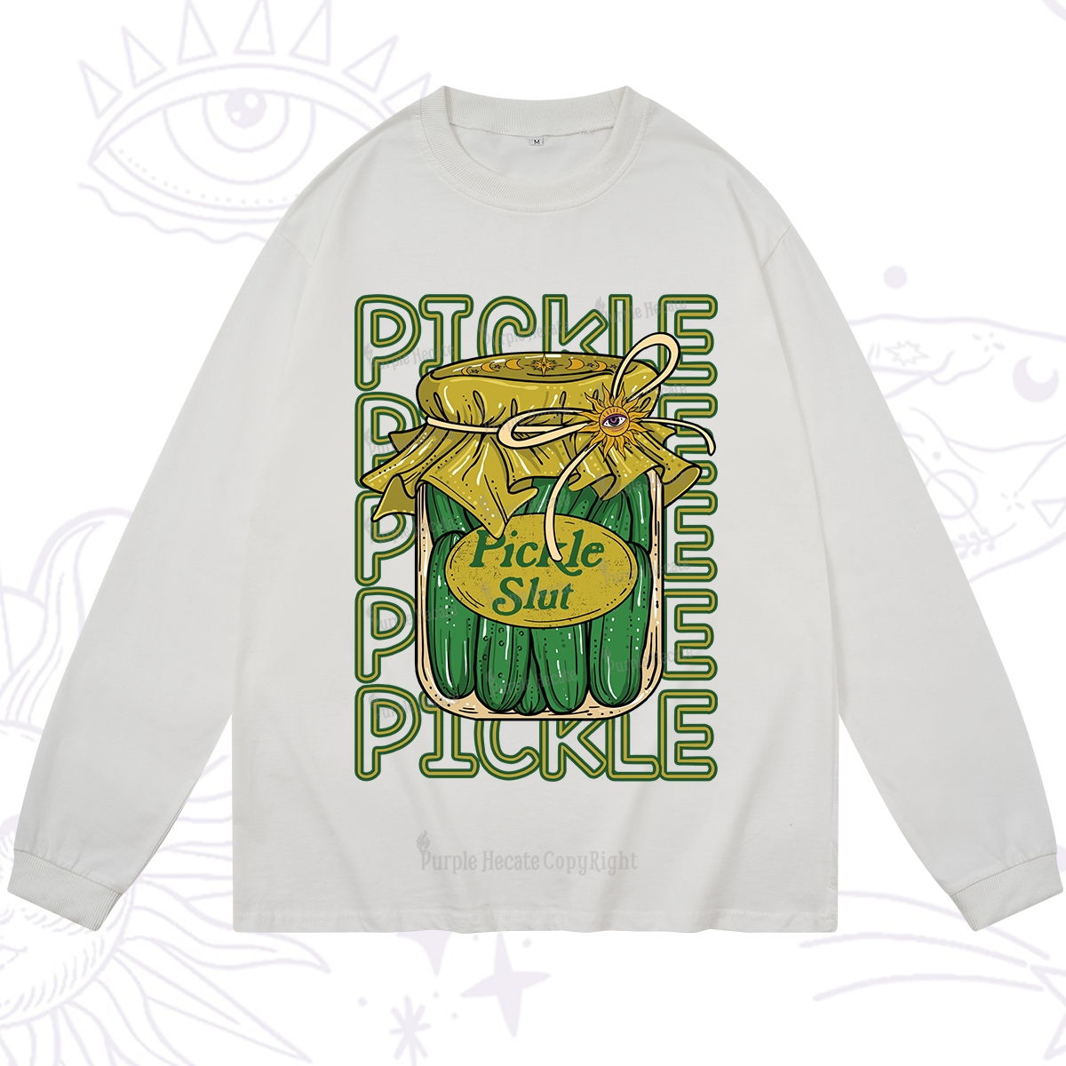 Purplehecate Pickle Slut Long Sleeve T-Shirt