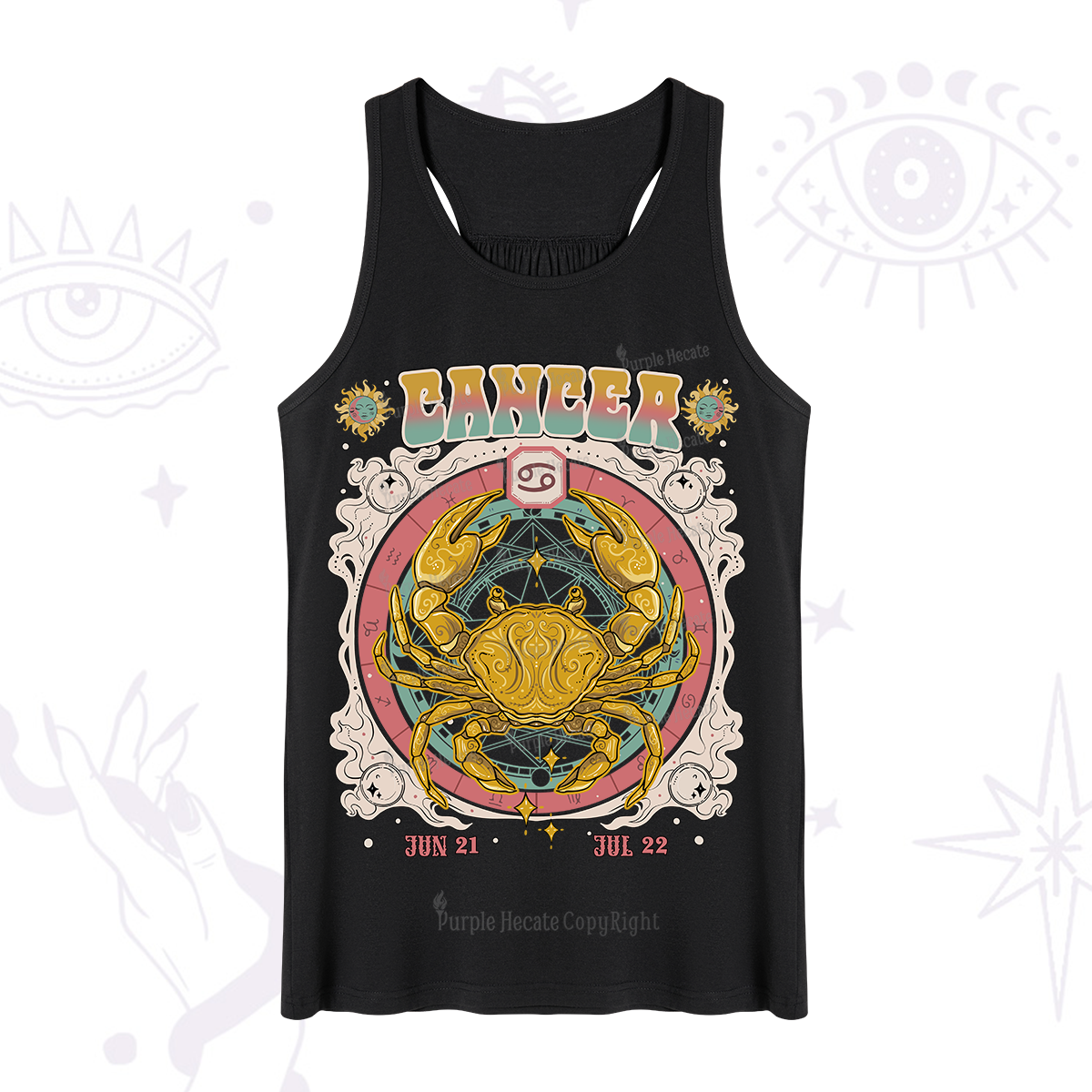 Purplehecate Cancer Cosmic Zodiac Tank
