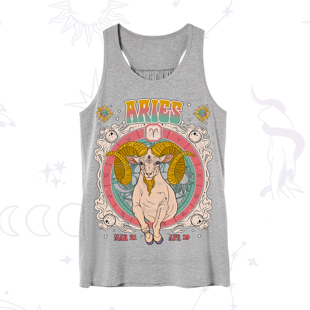 Purplehecate Aries Cosmic Zodiac Tank
