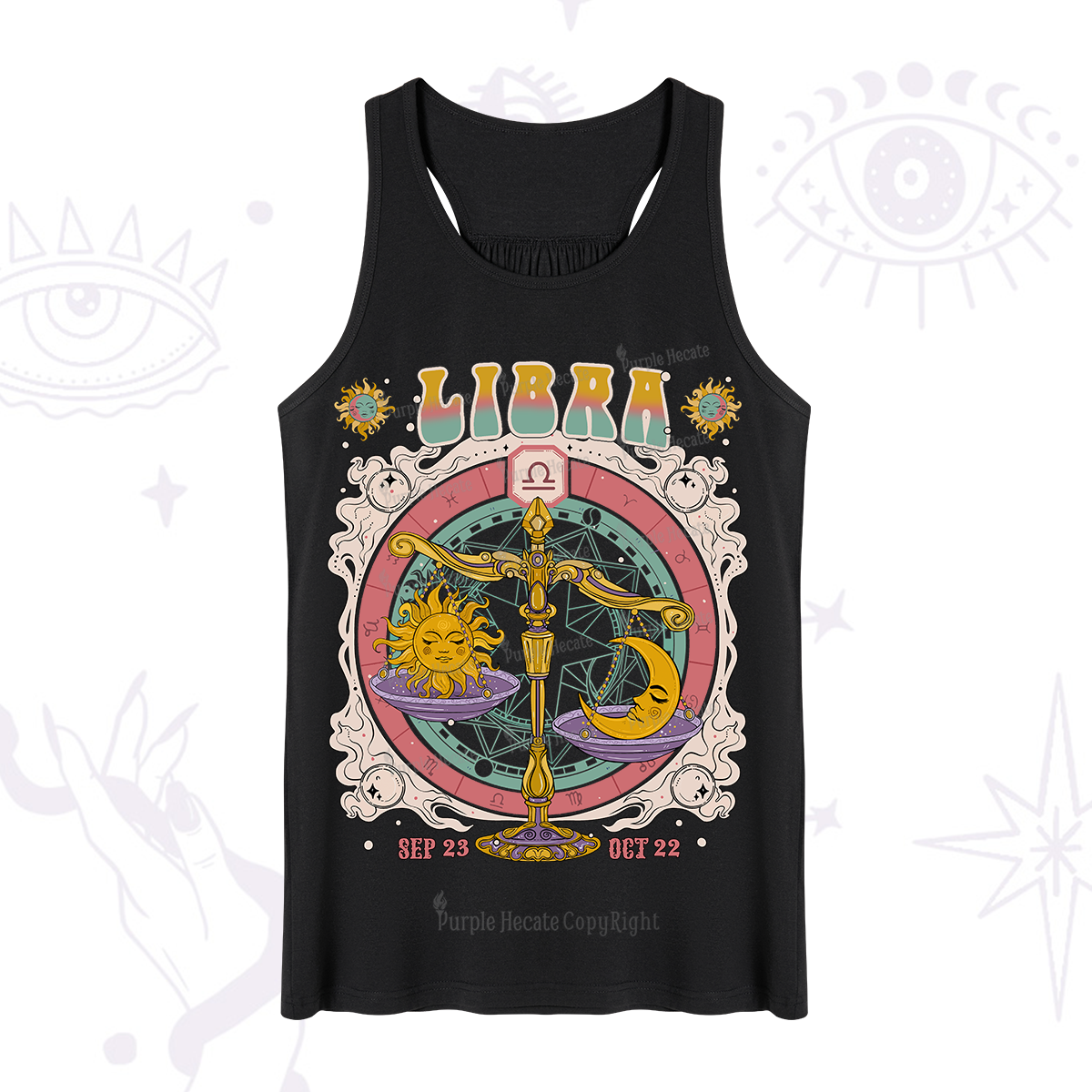 Purplehecate Libra Cosmic Zodiac Tank