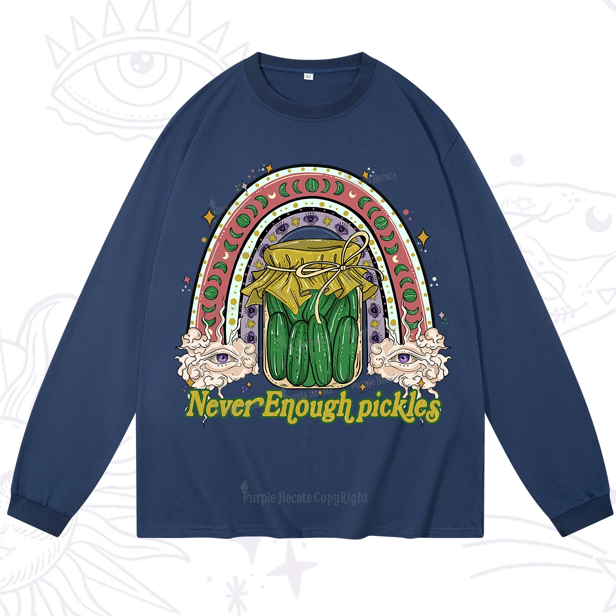 Purplehecate Never Enough Pickles Long Sleeve T-Shirt
