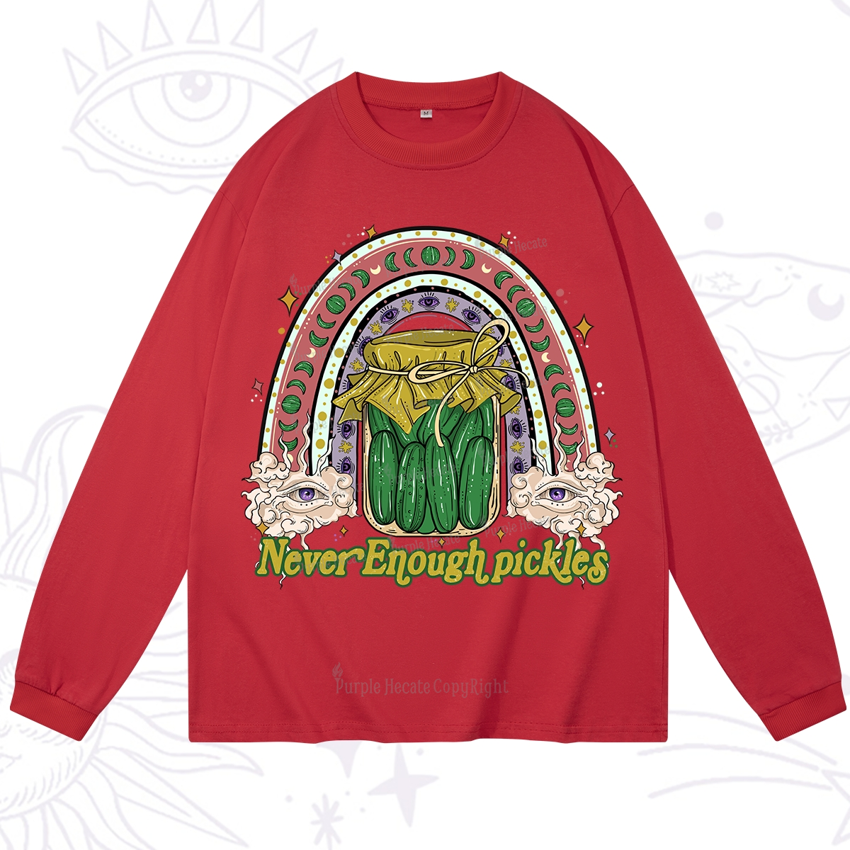 Purplehecate Never Enough Pickles Long Sleeve T-Shirt