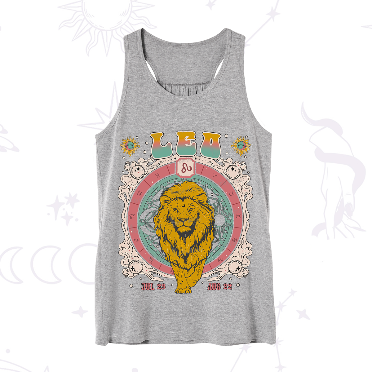 Purplehecate Leo Cosmic Zodiac Tank