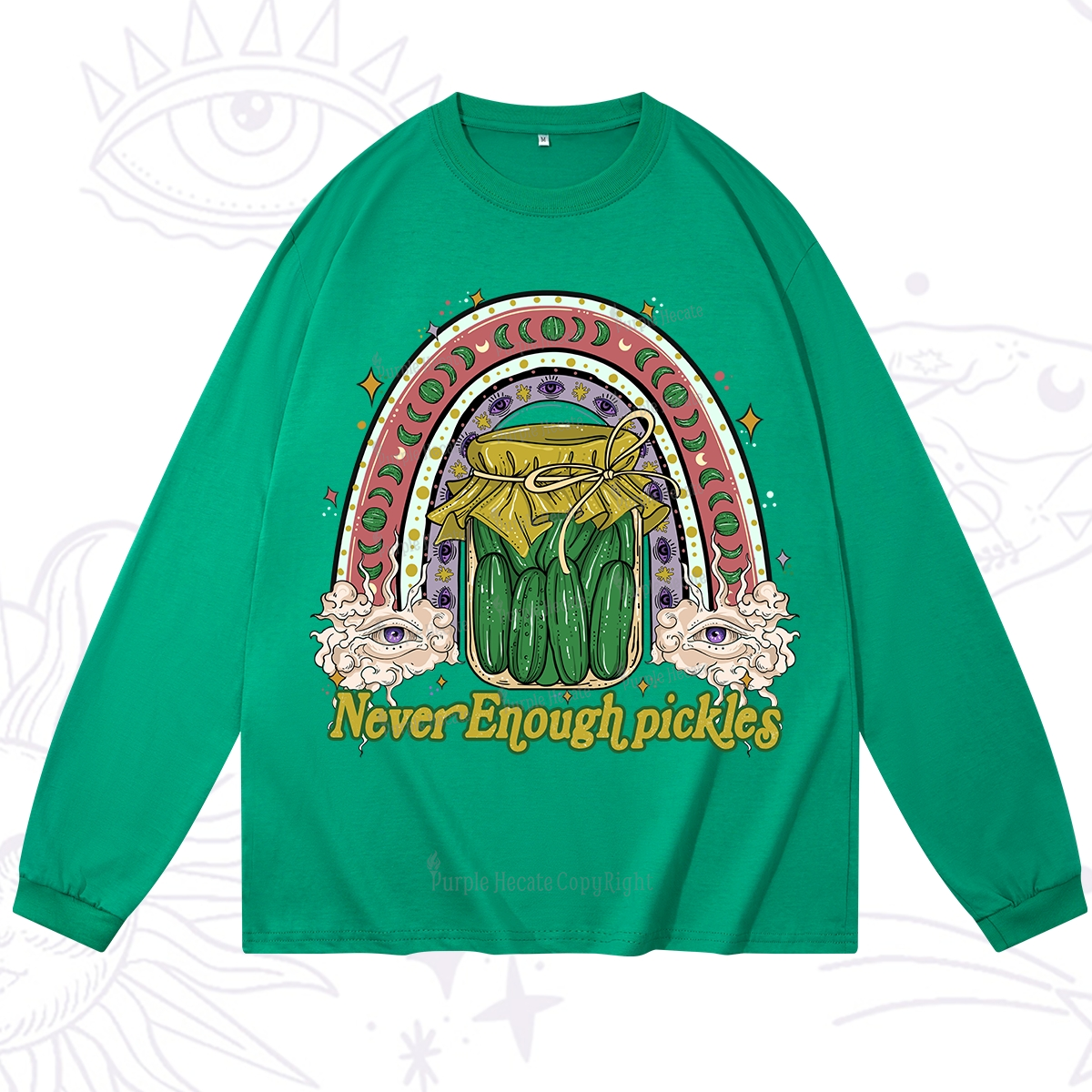 Purplehecate Never Enough Pickles Long Sleeve T-Shirt