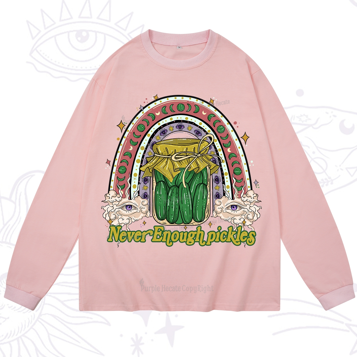 Purplehecate Never Enough Pickles Long Sleeve T-Shirt