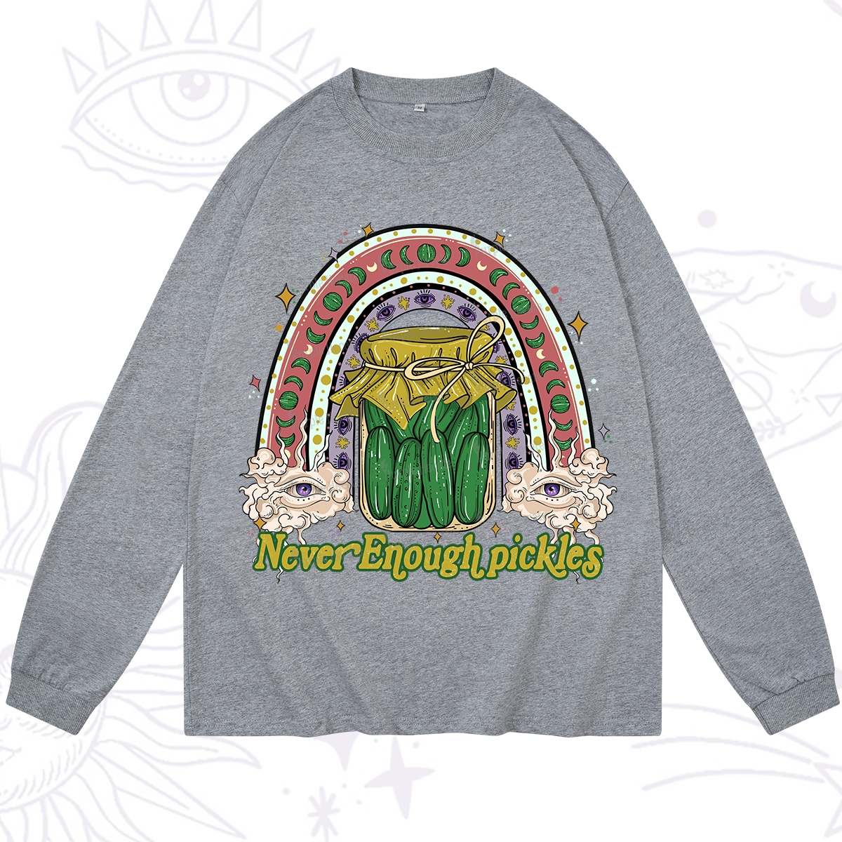 Purplehecate Never Enough Pickles Long Sleeve T-Shirt