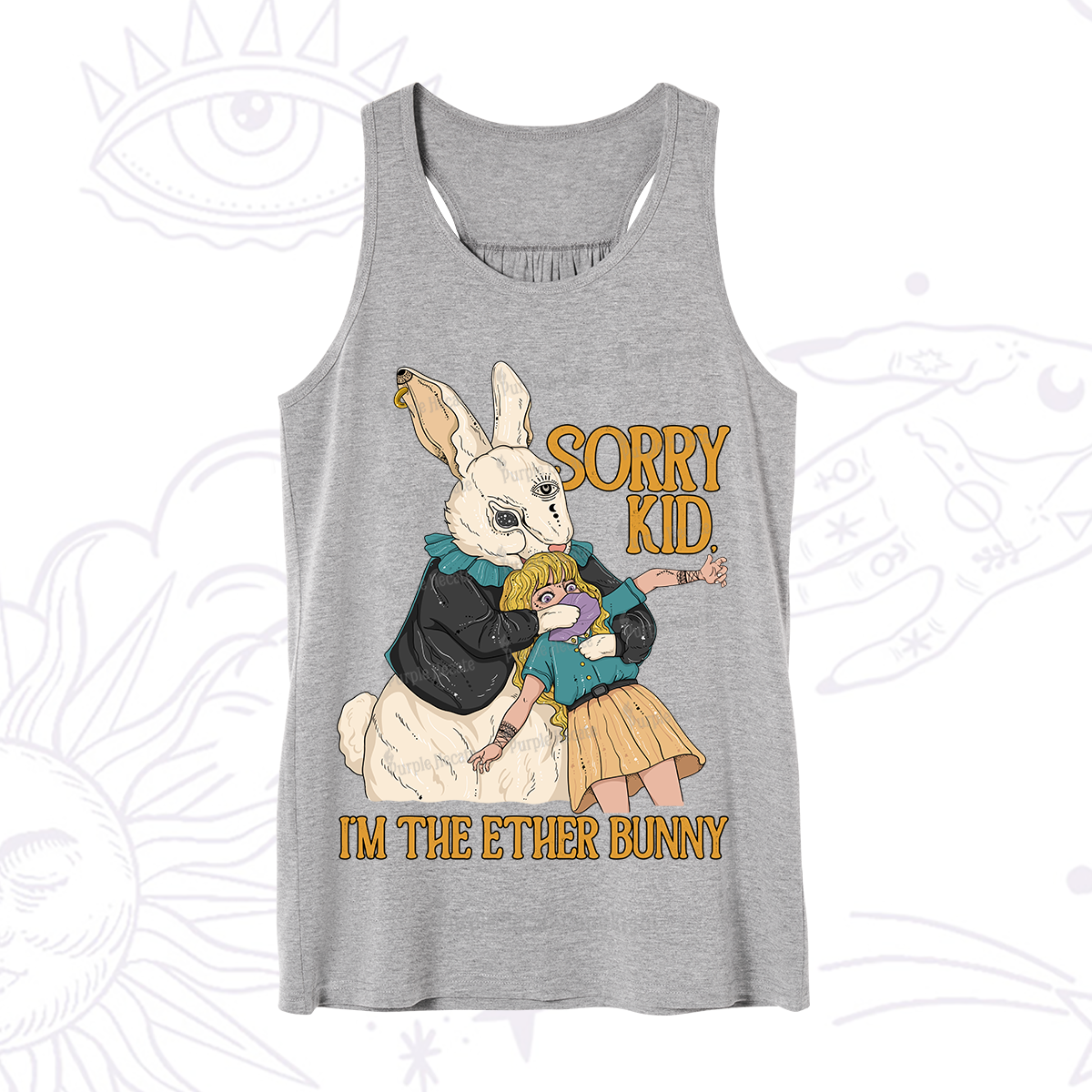 Purplehecate Sorry Kid I'm Easter Bunny Tank