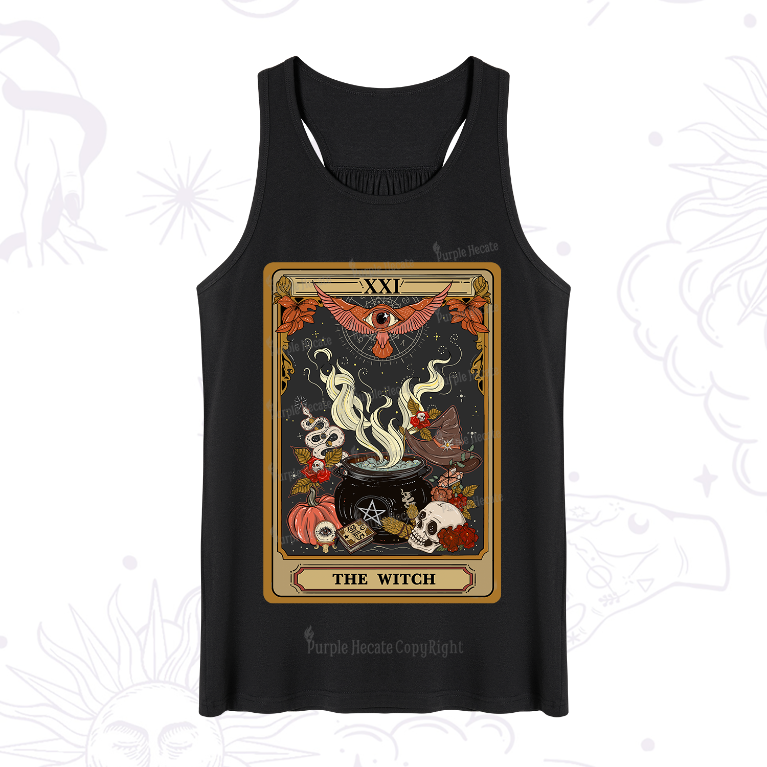 Purplehecate The Witch Magical Tarot Tank