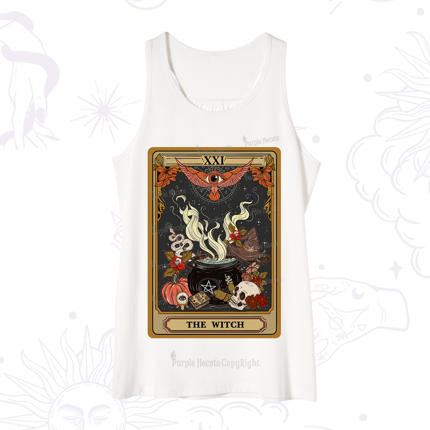 Purplehecate The Witch Magical Tarot Tank