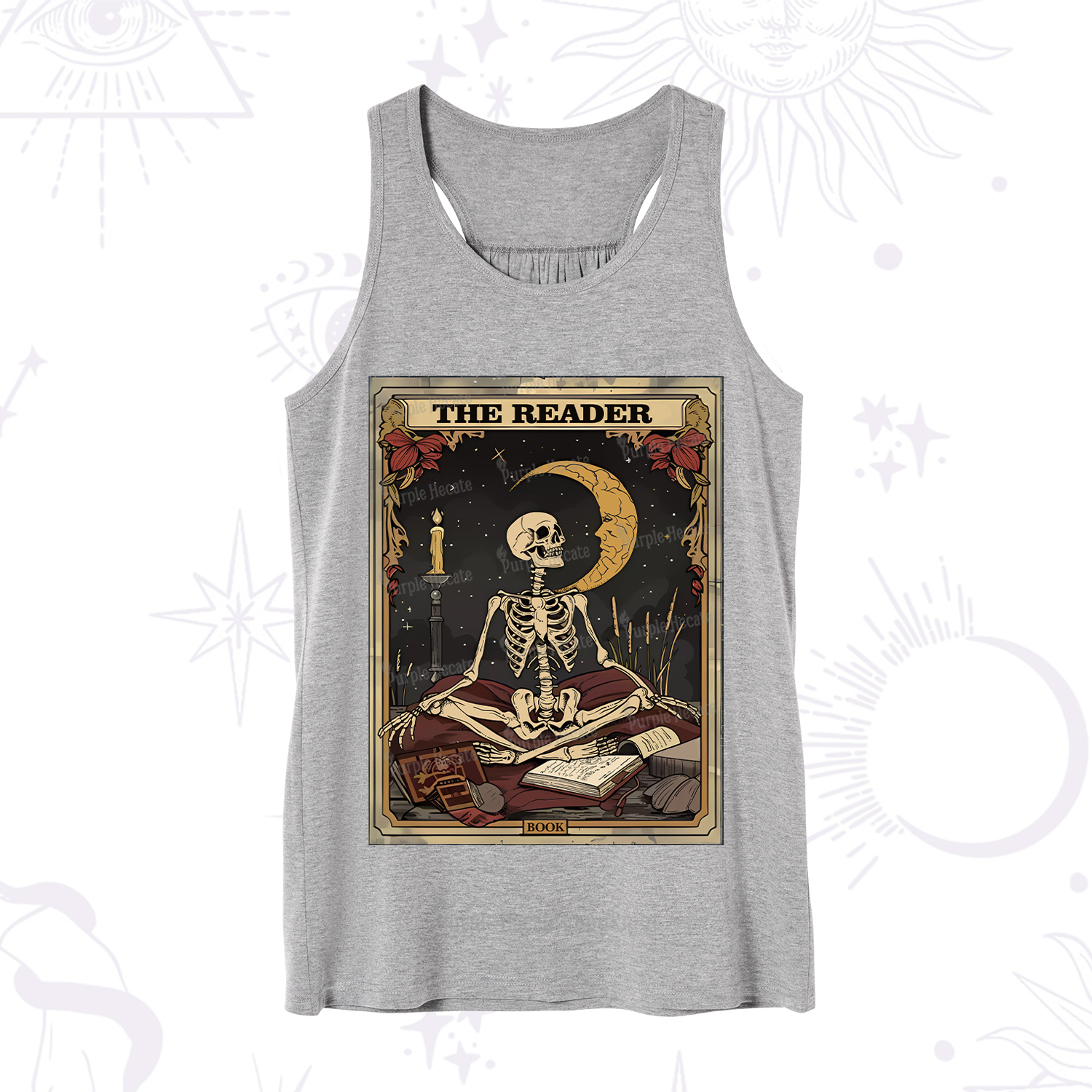 Purplehecate The Reader Tarot Card Tank