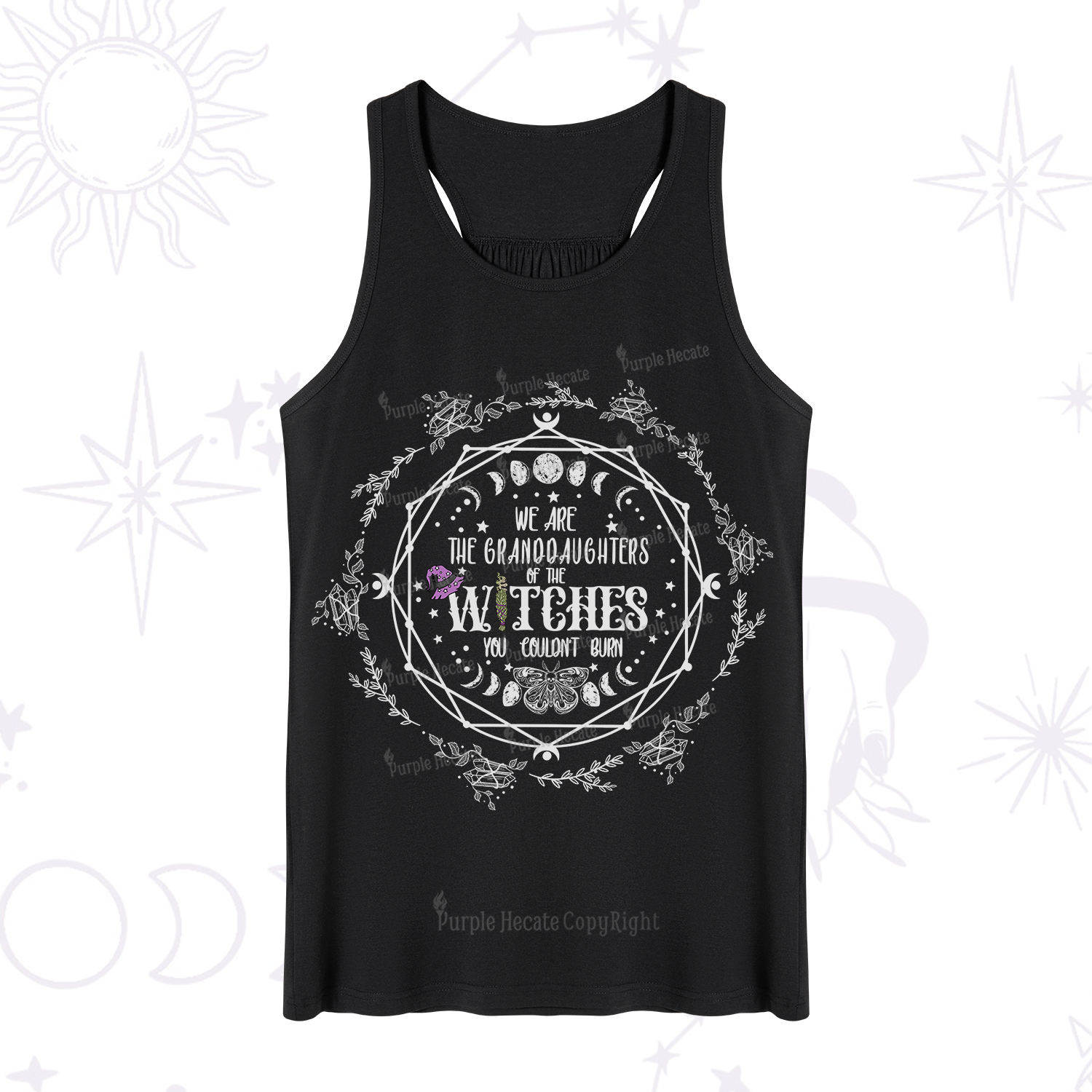 Purplehecate We Are the Granddaughters of the Witches You Could Not Burn Tank