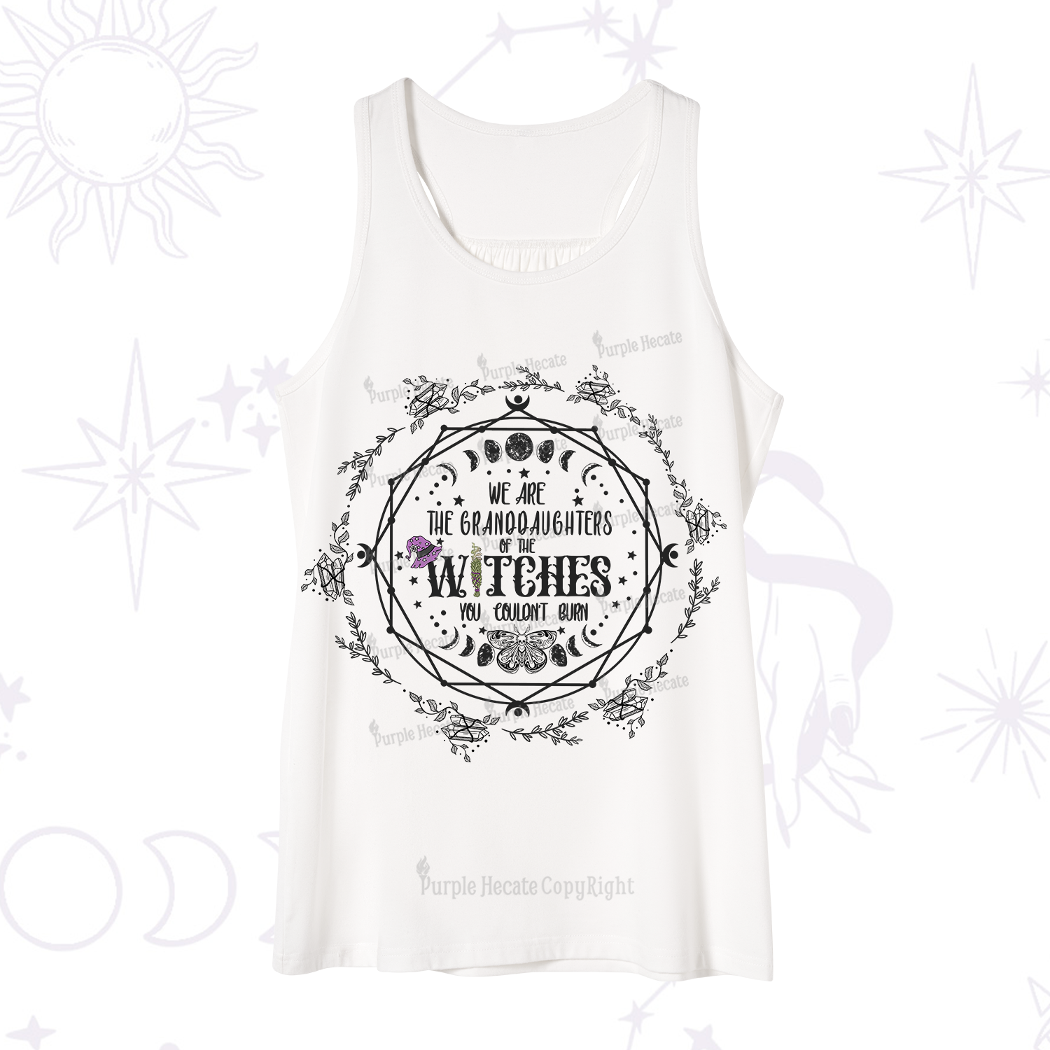 Purplehecate We Are the Granddaughters of the Witches You Could Not Burn Tank