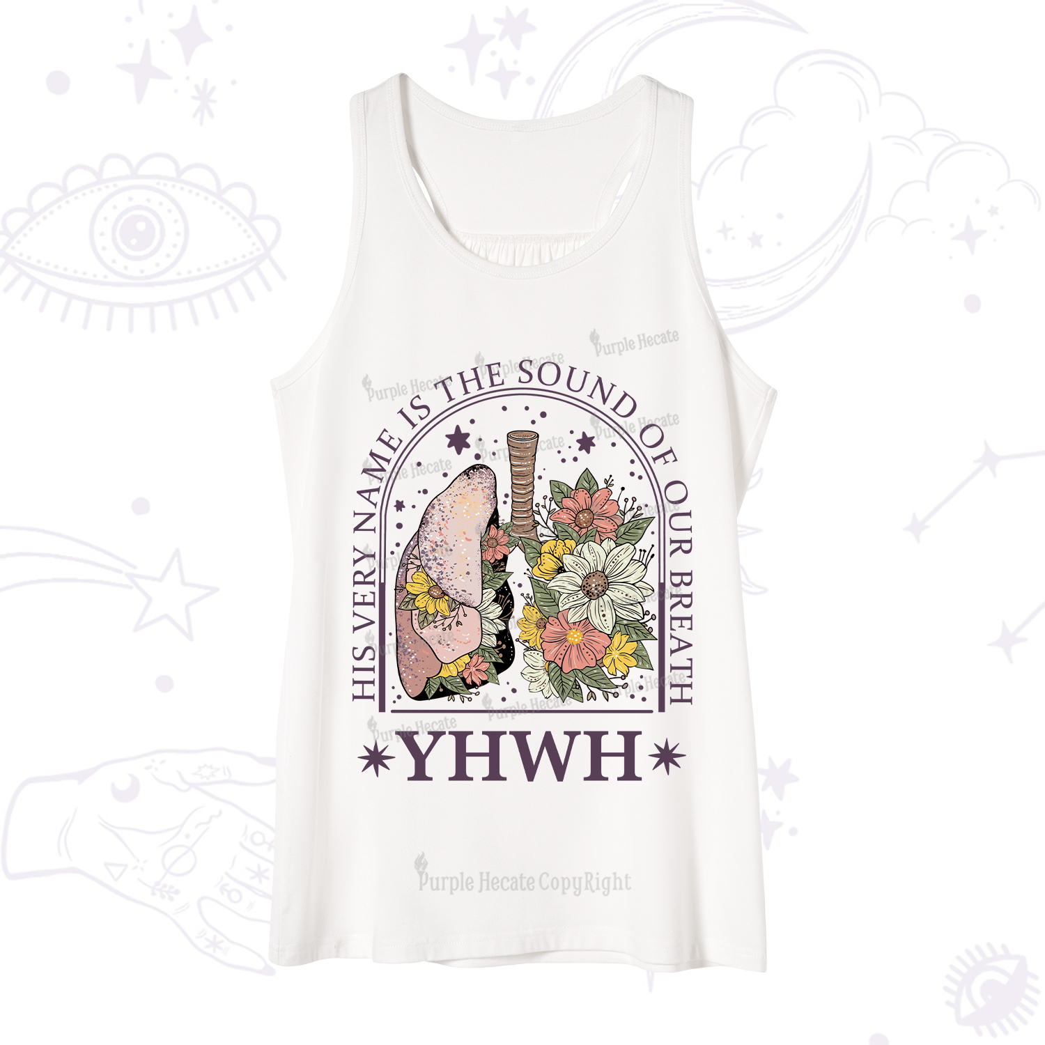 Purplehecate His Very Name Is The Sound Of Our Breath Tank