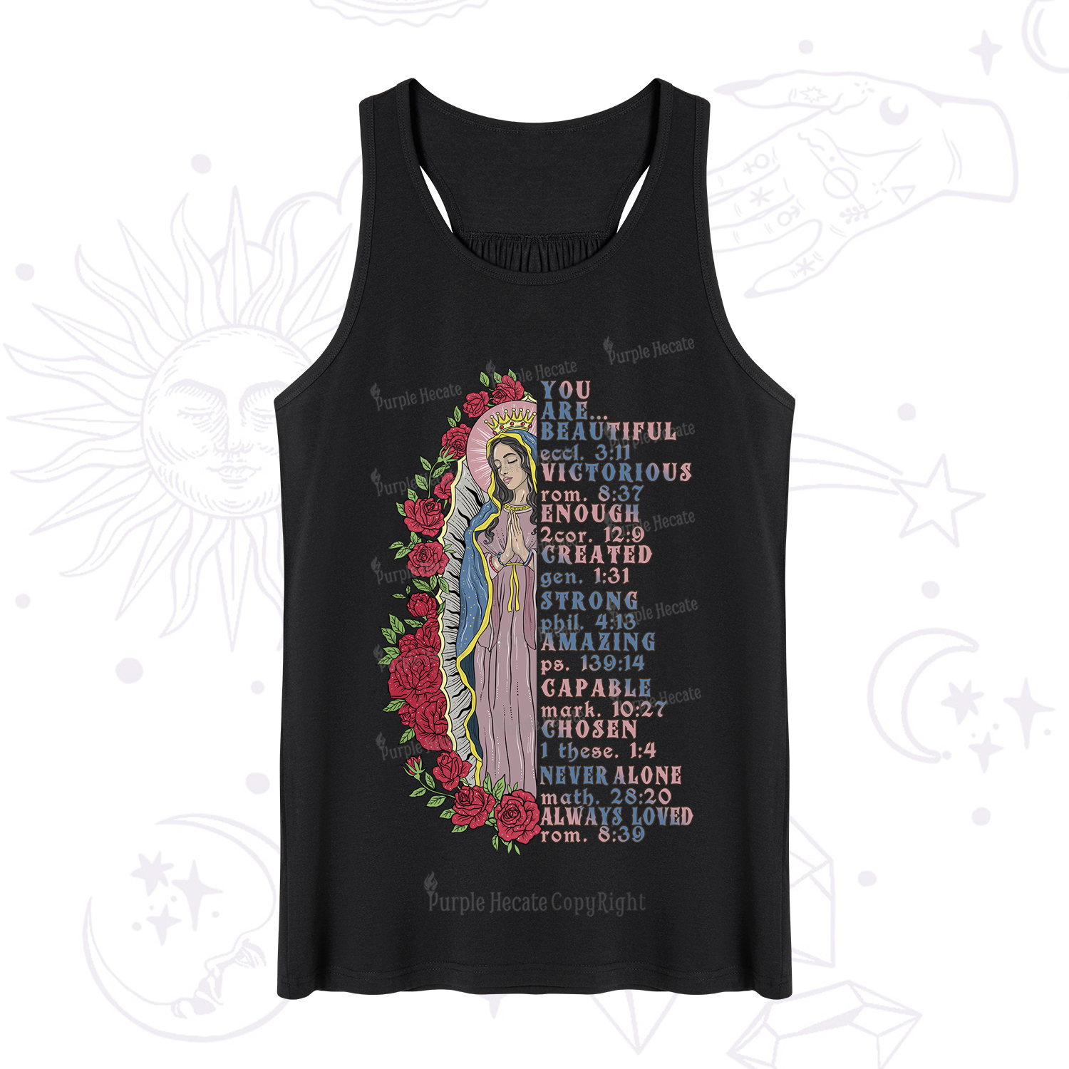 Purplehecate Biblical Blessings Tank