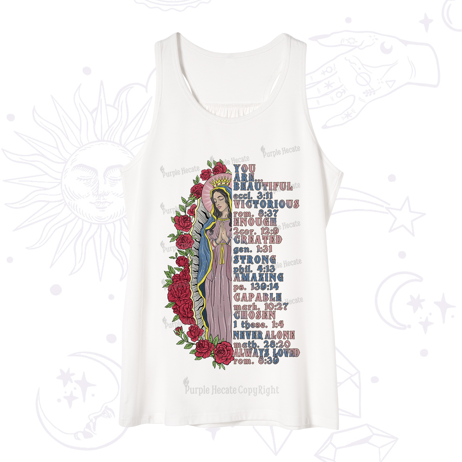 Purplehecate Biblical Blessings Tank