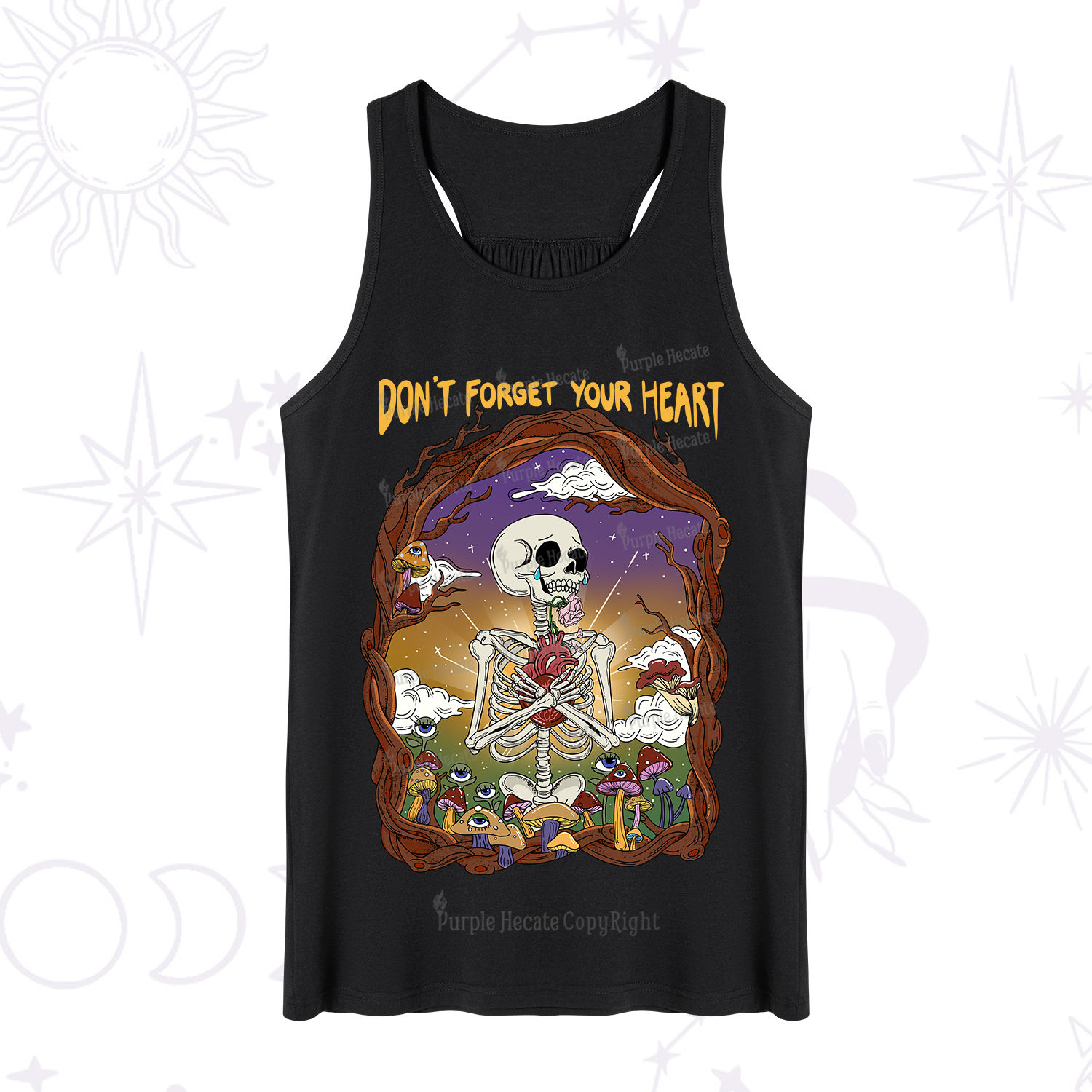 Purplehecate Don't Forget Your Heart Tank