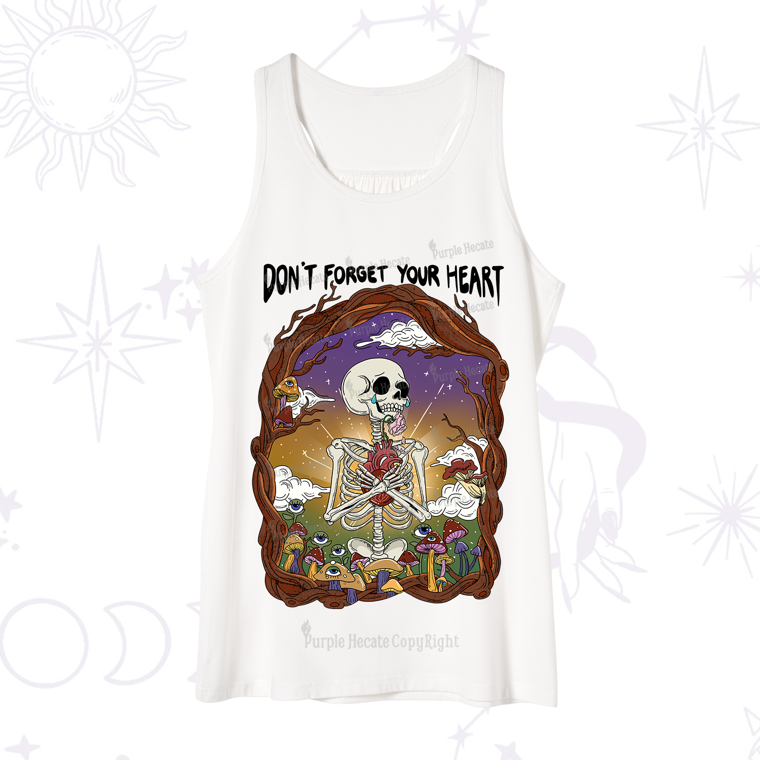 Purplehecate Don't Forget Your Heart Tank