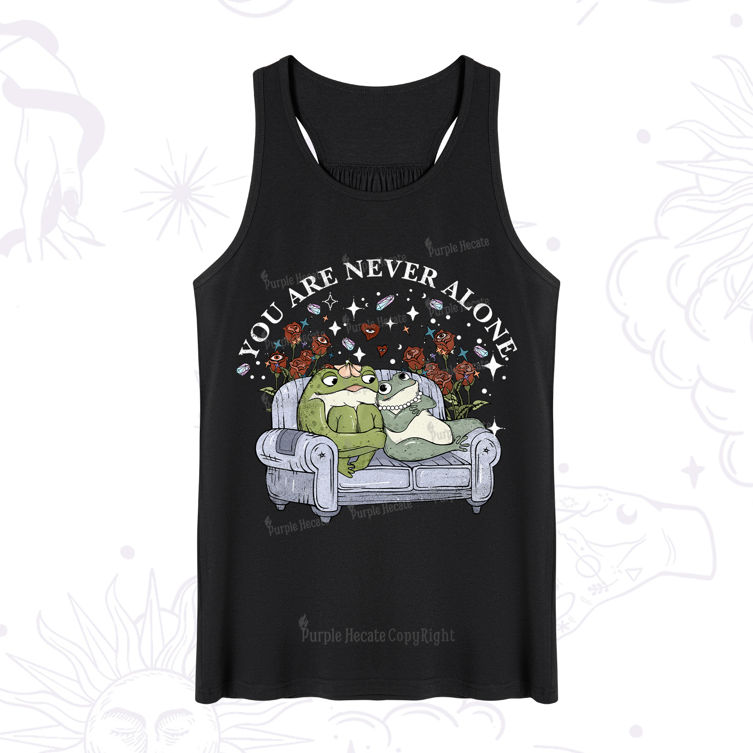 Purplehecate Your Are Never Alone Tank