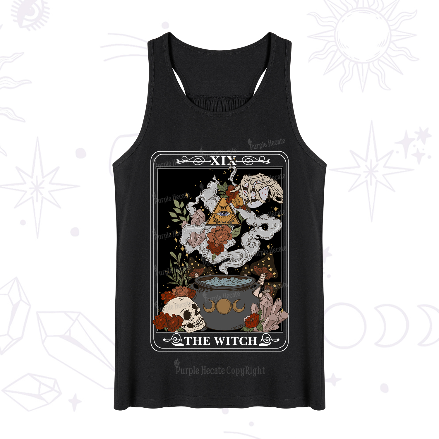 Purplehecate The Witch Tarot Tank