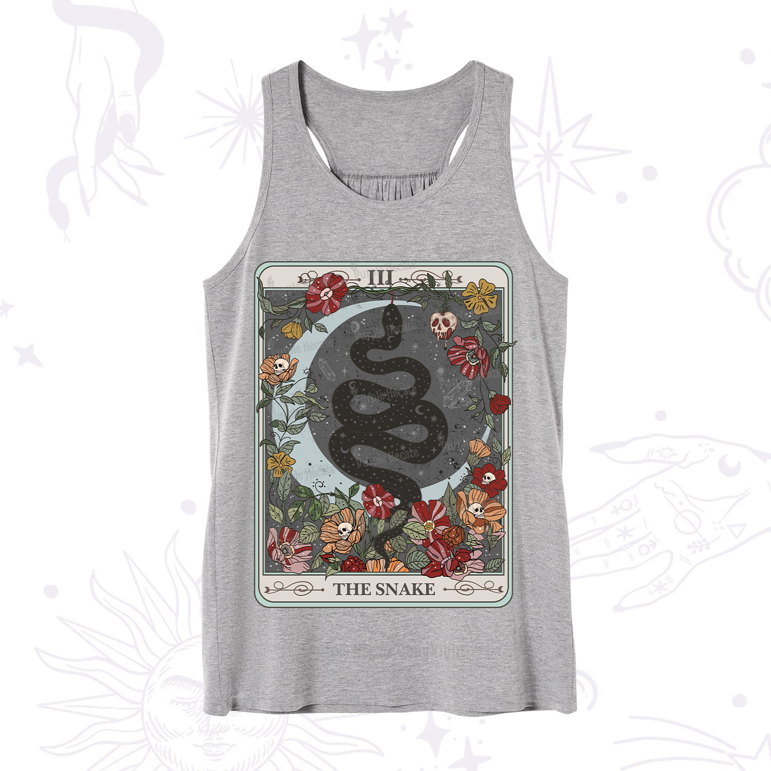 Purplehecate The Snake Tarot Tank