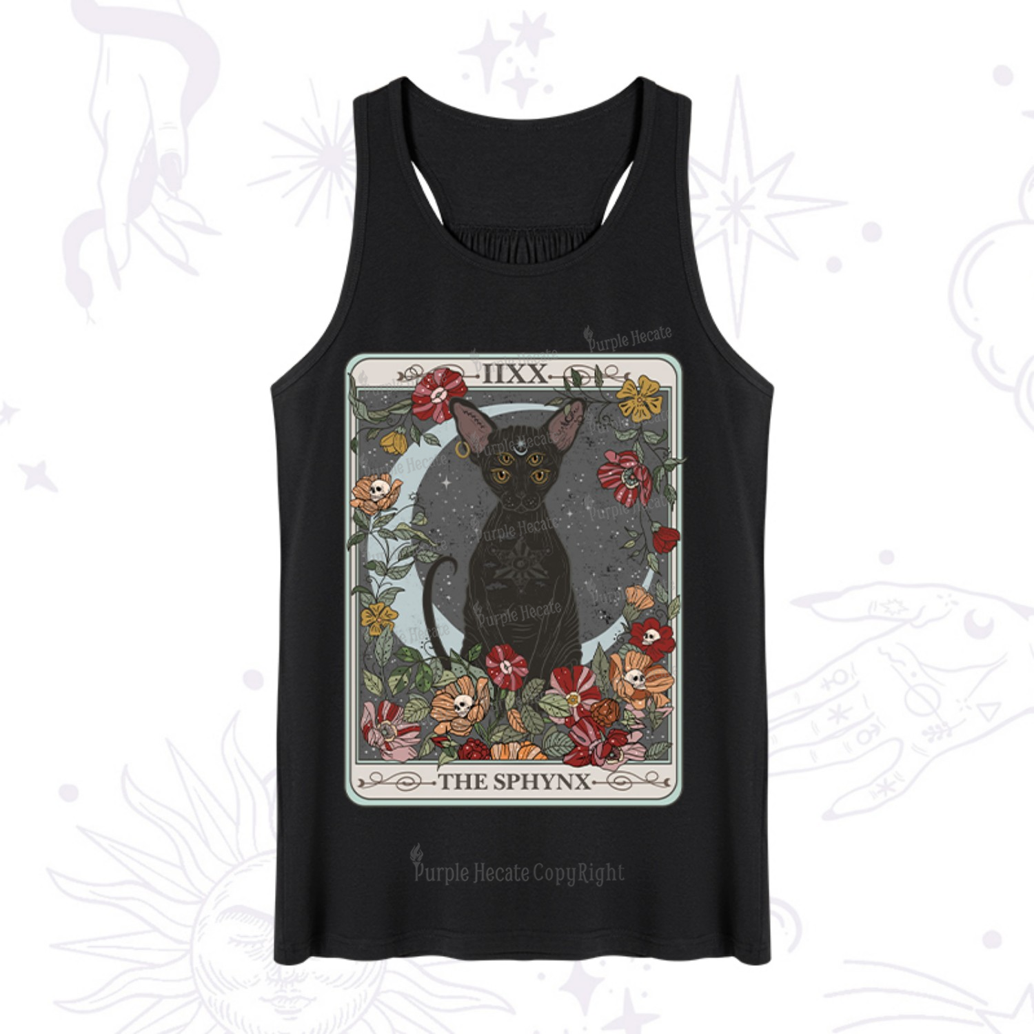 Purplehecate The Sphynx Tarot Tank