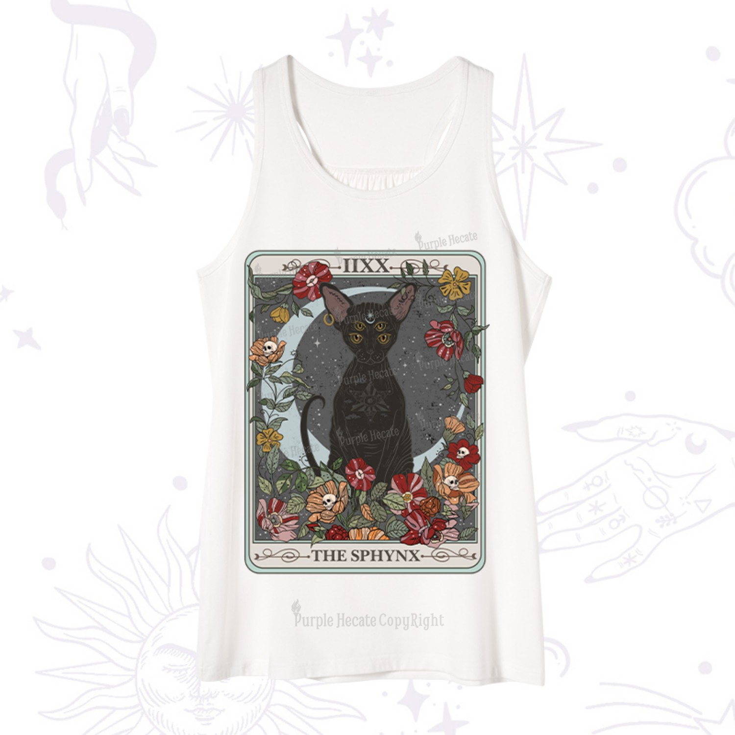 Purplehecate The Sphynx Tarot Tank