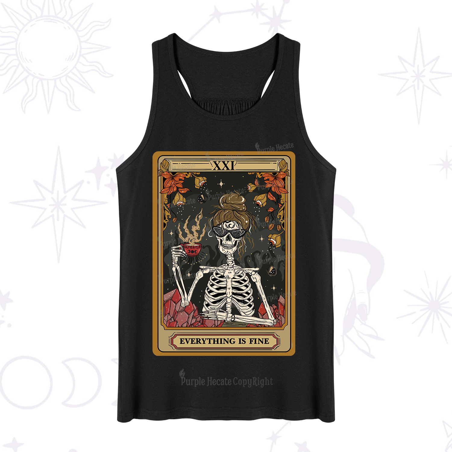 Purplehecate The Everything Fine Tarot Tank