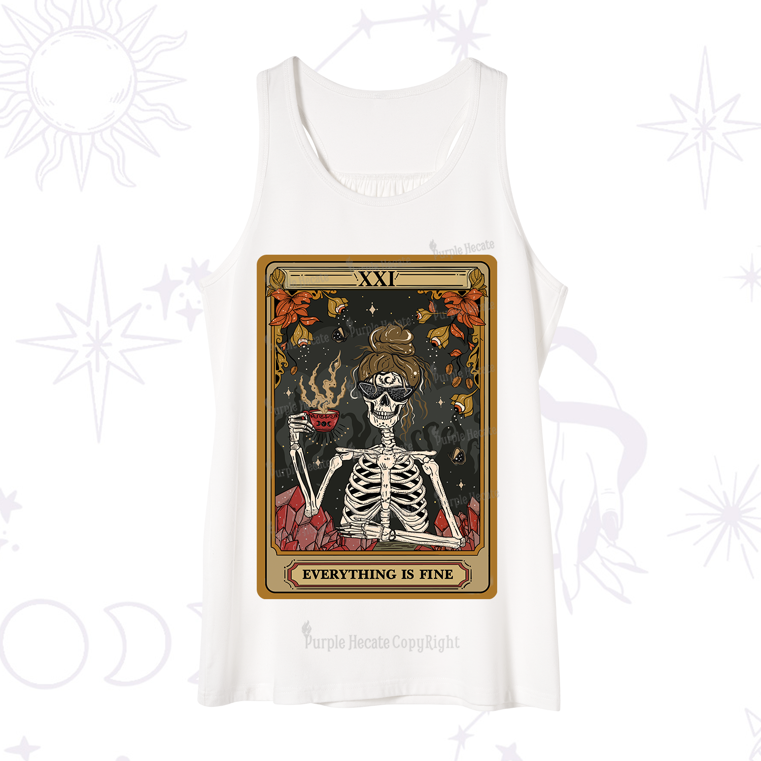 Purplehecate The Everything Fine Tarot Tank