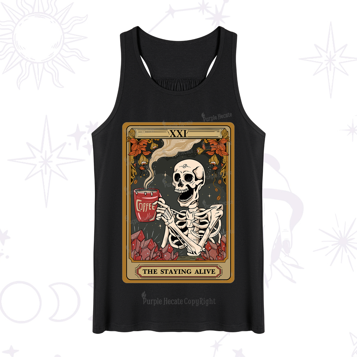 Purplehecate The Stating Alive Tarot Card Tank