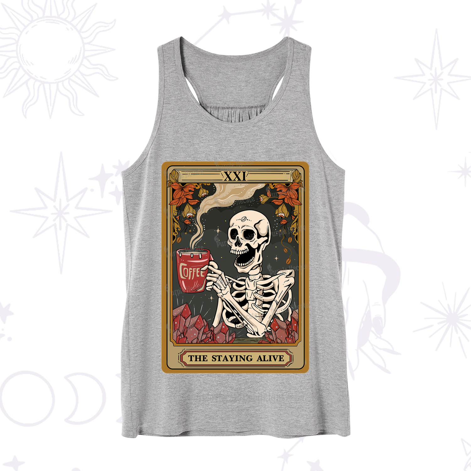 Purplehecate The Stating Alive Tarot Card Tank