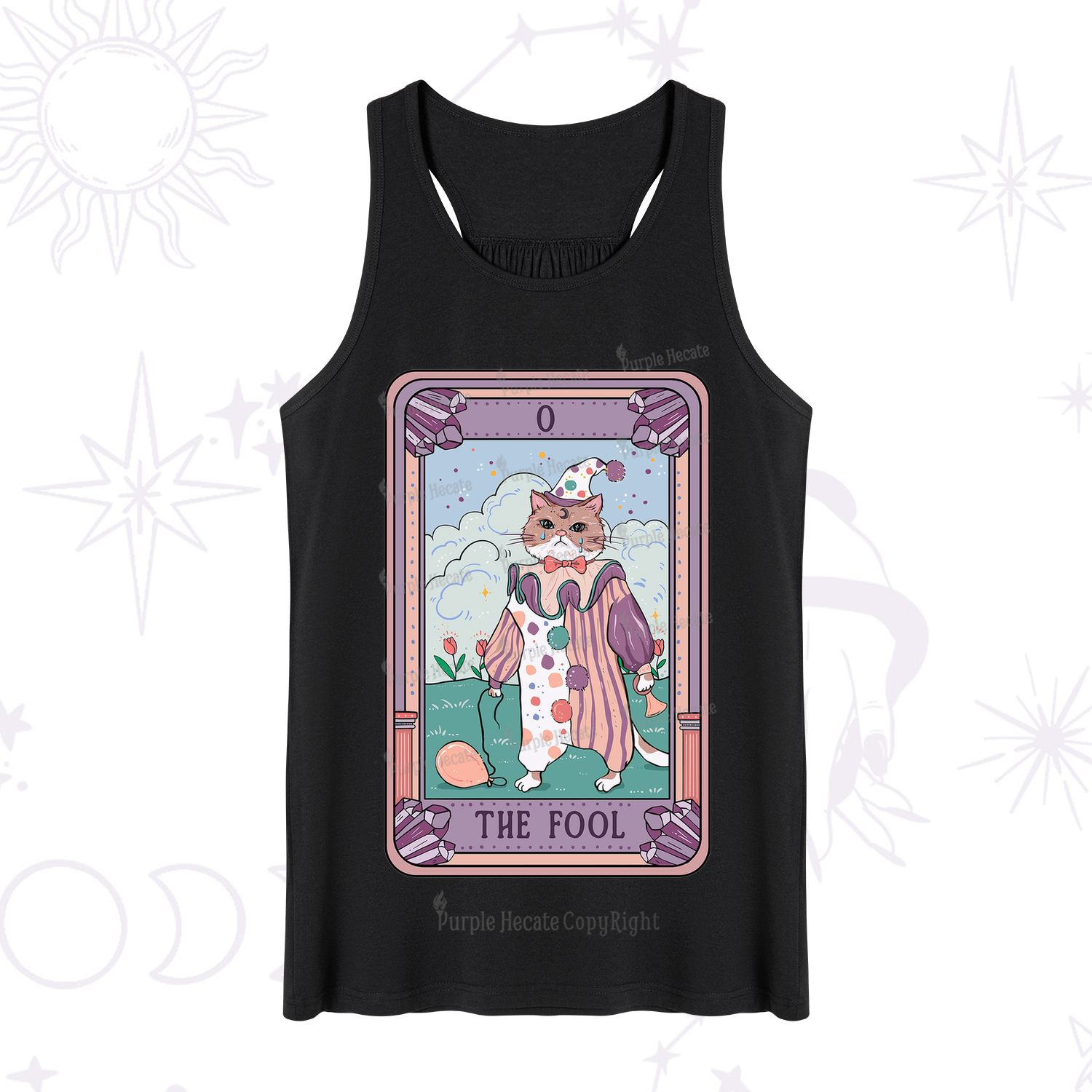Purplehecate The Fool Tarot Card Tank
