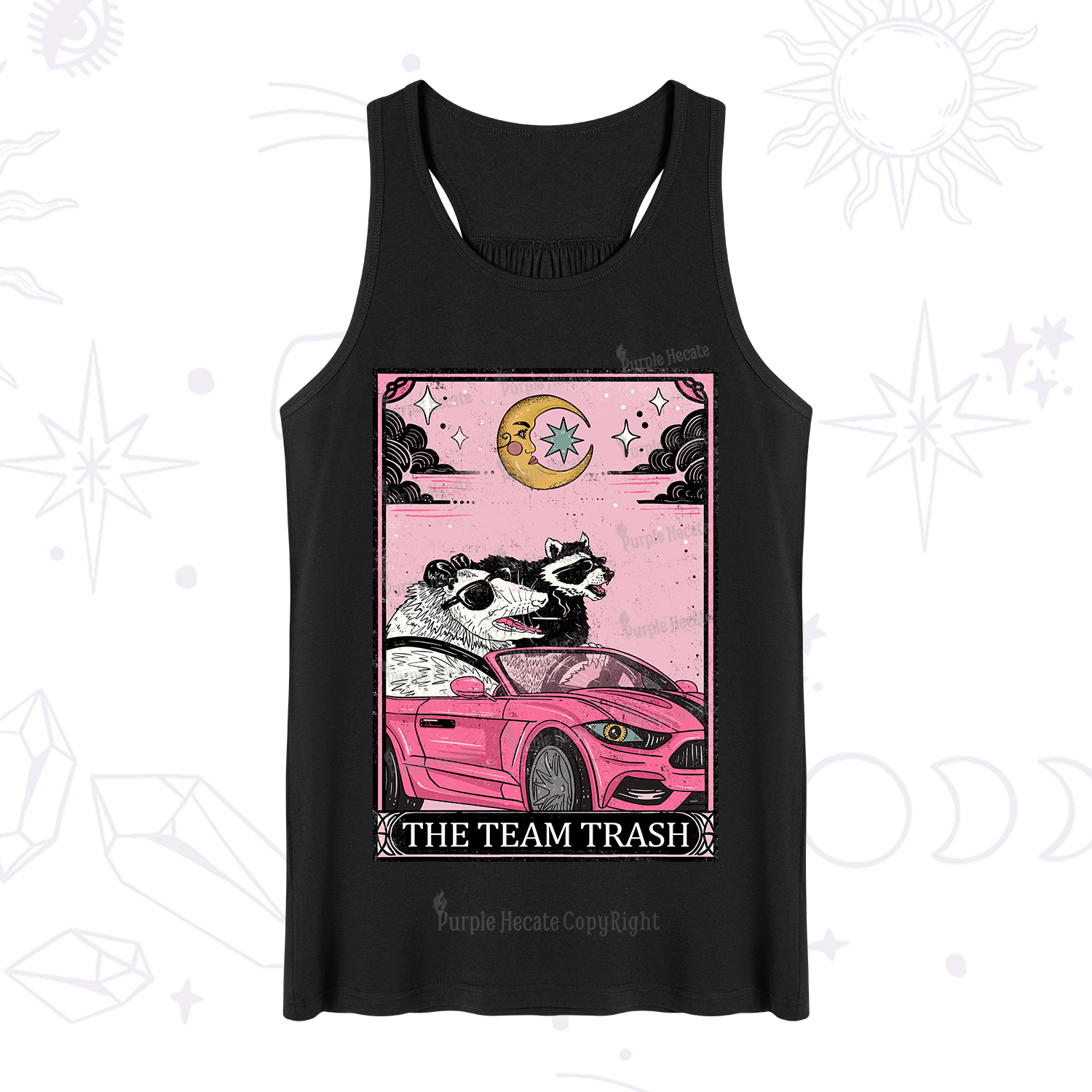 Purplehecate The Team Trash Tarot Card Tank