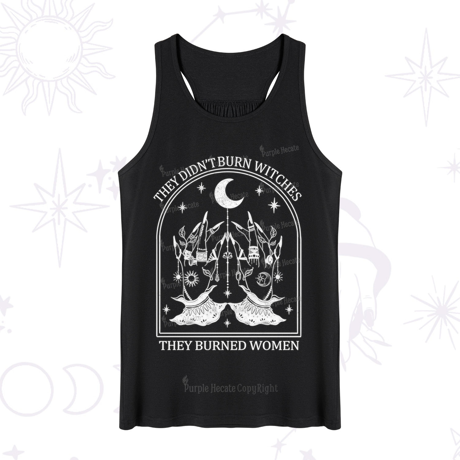 Purplehecate They Didn't Burn Witches Tank