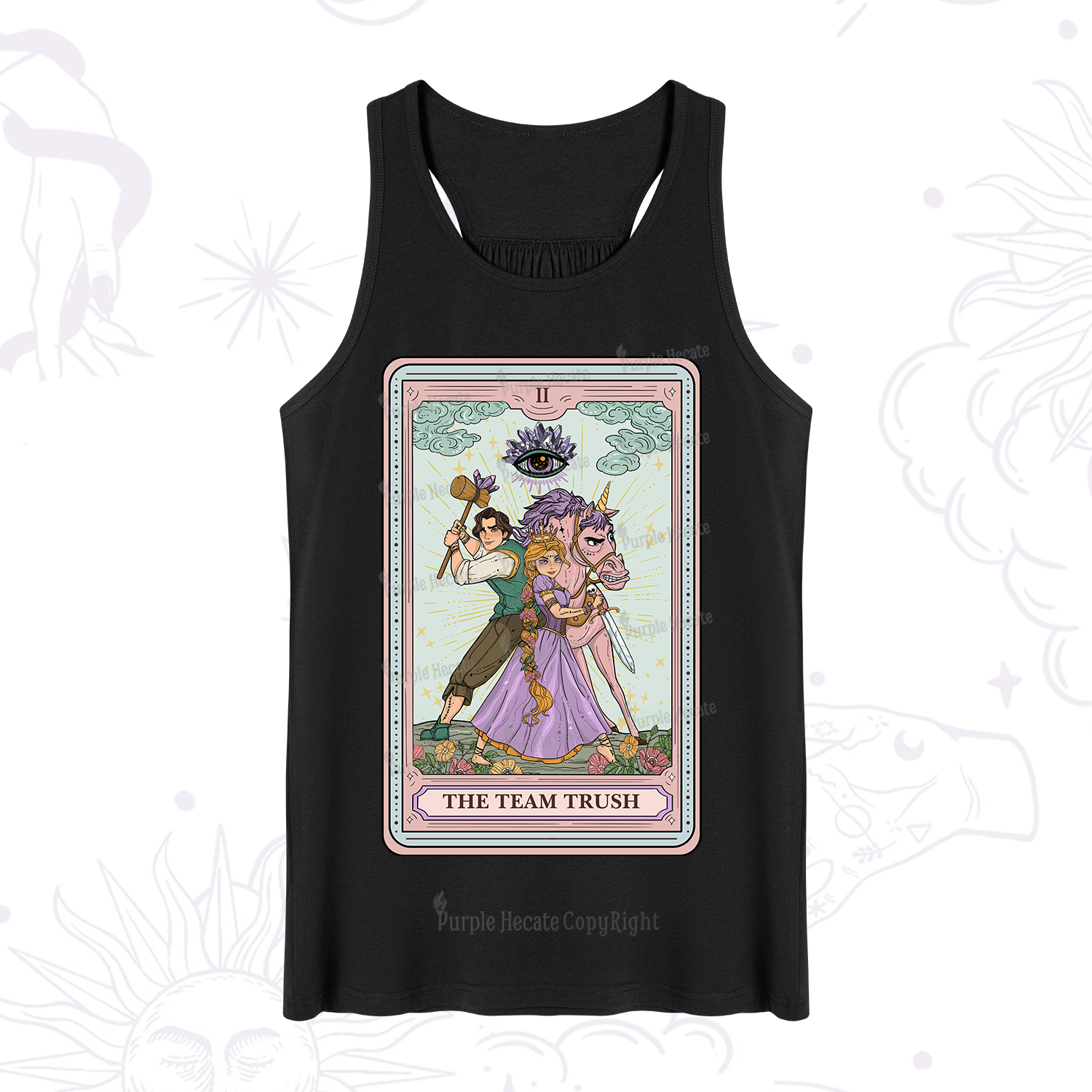 Purplehecate The Team Trush Tarot Card Tank