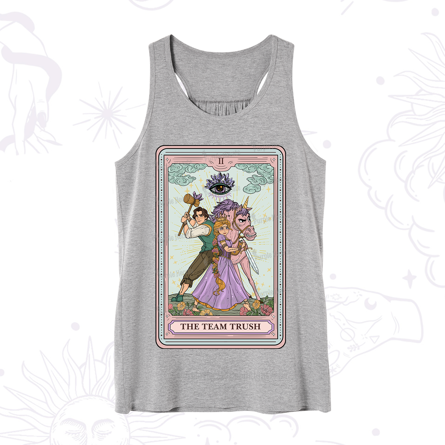 Purplehecate The Team Trush Tarot Card Tank