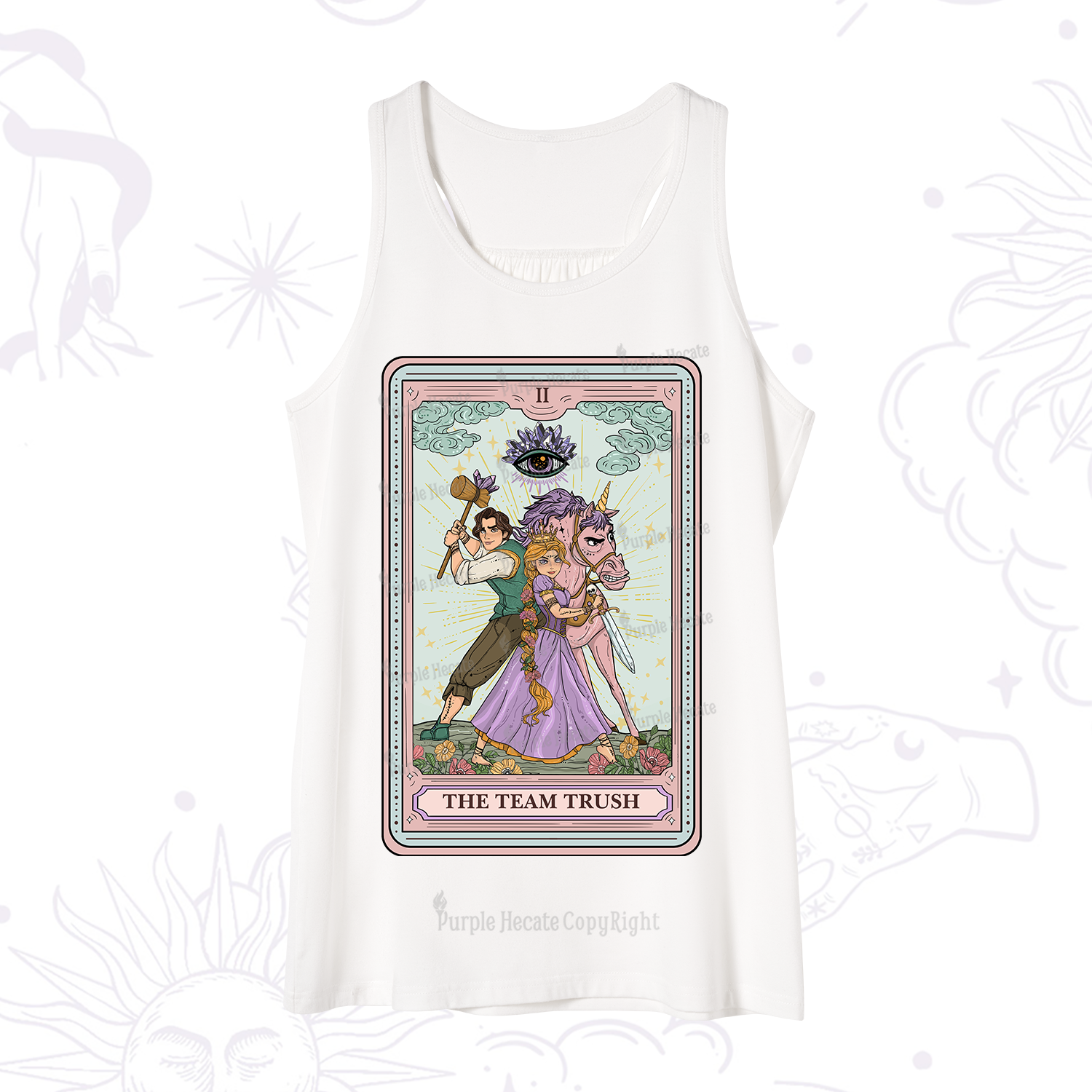 Purplehecate The Team Trush Tarot Card Tank