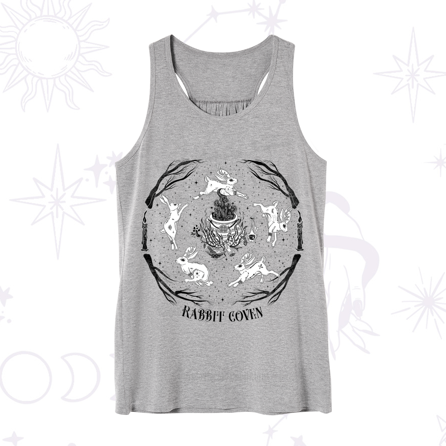 Purplehecate Rabbit Coven Tank