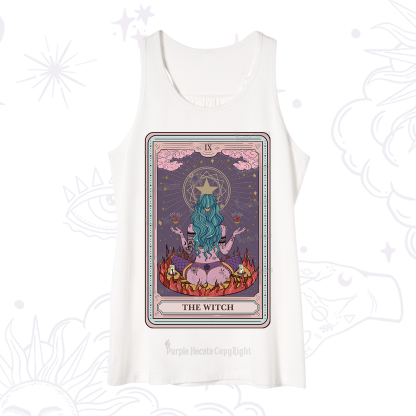 Purplehecate The Witch Tarot Card Tank